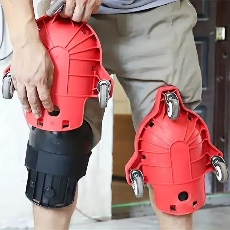 2pcs Universal Kneepads - Multifunctional Kneeling Pulley, Foam Padded Mobile Wheels, Floor Tiles Seams & Woodworking - Astuces du bricoleur